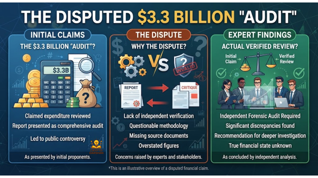 The disputed $3.3 billion “audit”