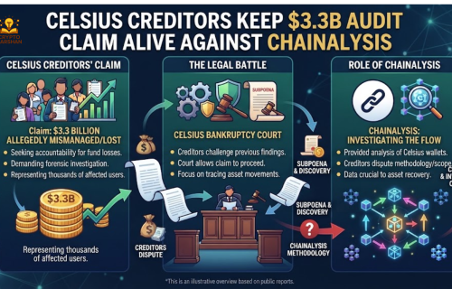 Celsius Creditors Keep $3.3B Audit Claim Alive Against Chainalysis