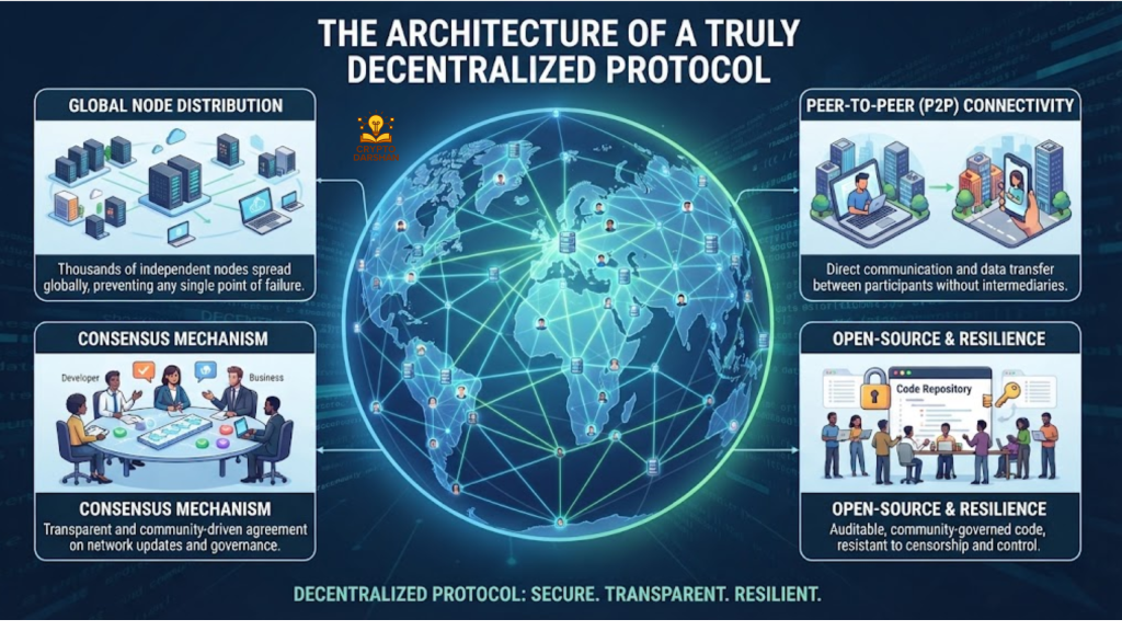 With a truly decentralized protocol
