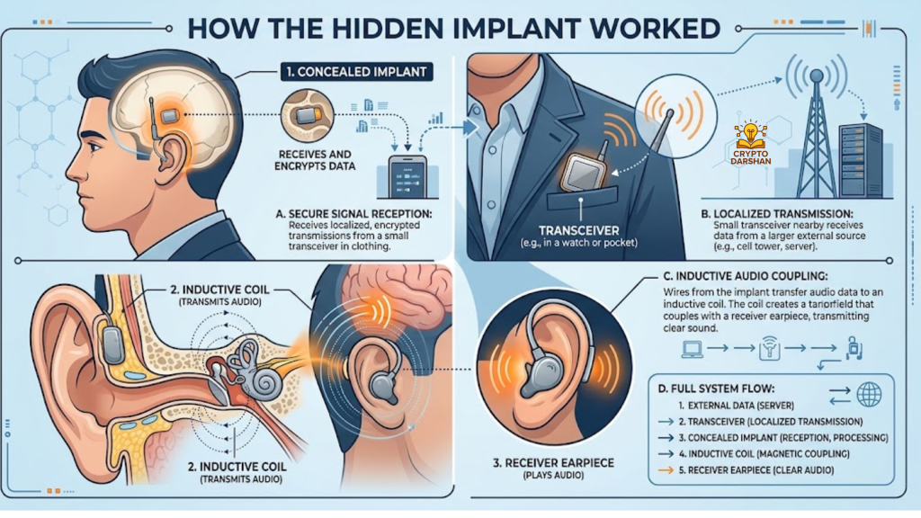 How the hidden implant worked